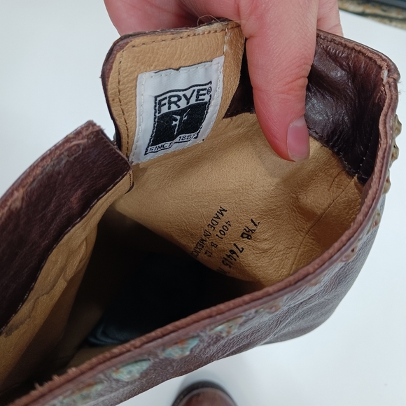 Frye Jenna Studded Leather Boots - Picture 9 of 9